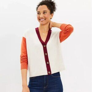 LOFT | Colorblock Cardigan